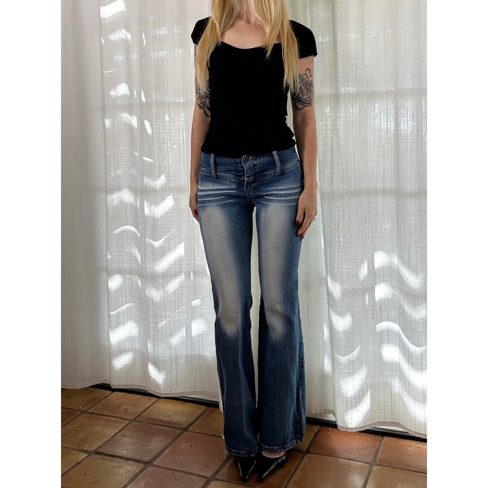 Vintage Y2K low rise Frency boot cut jeans